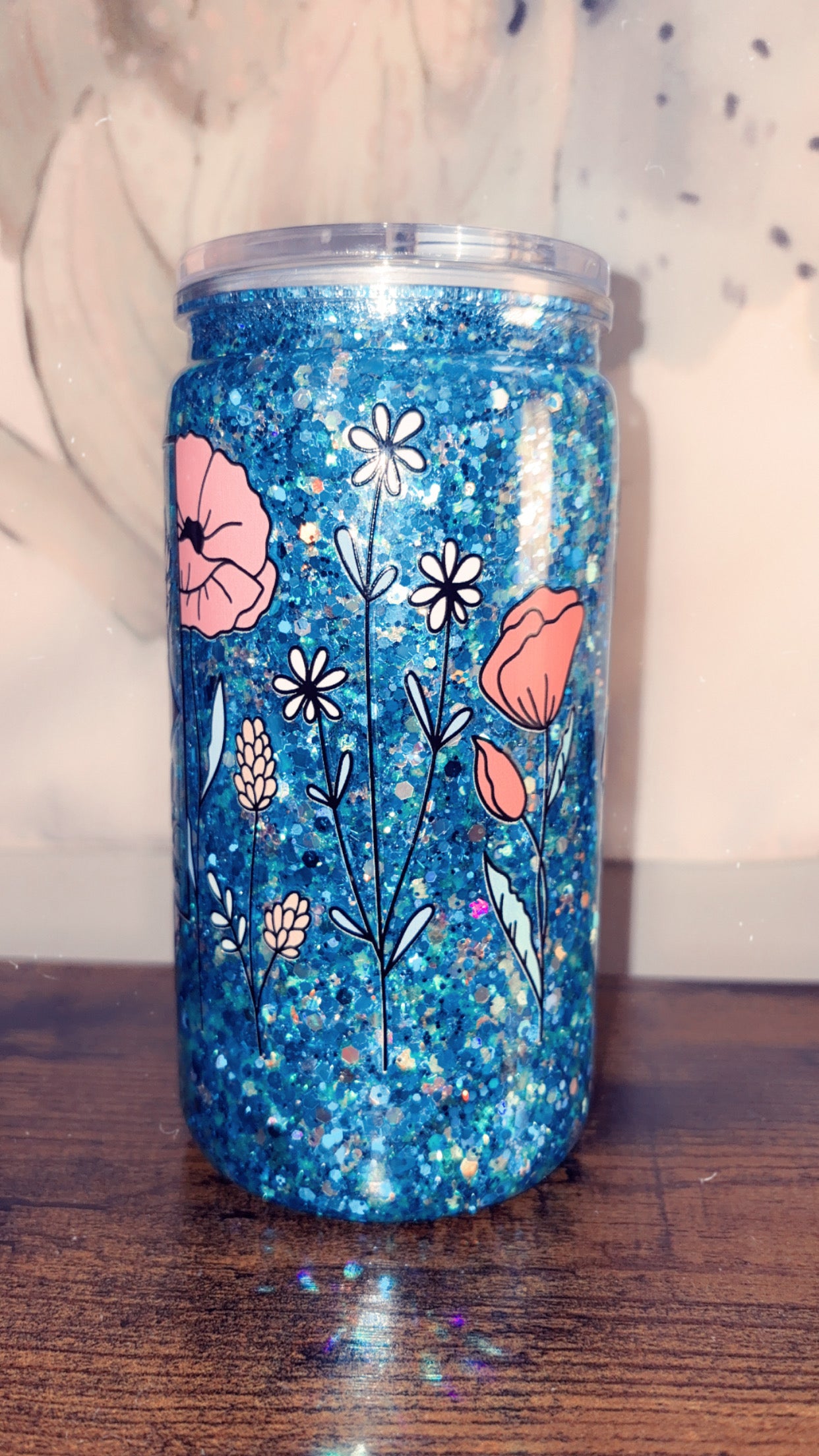 teacher snow globe tumbler