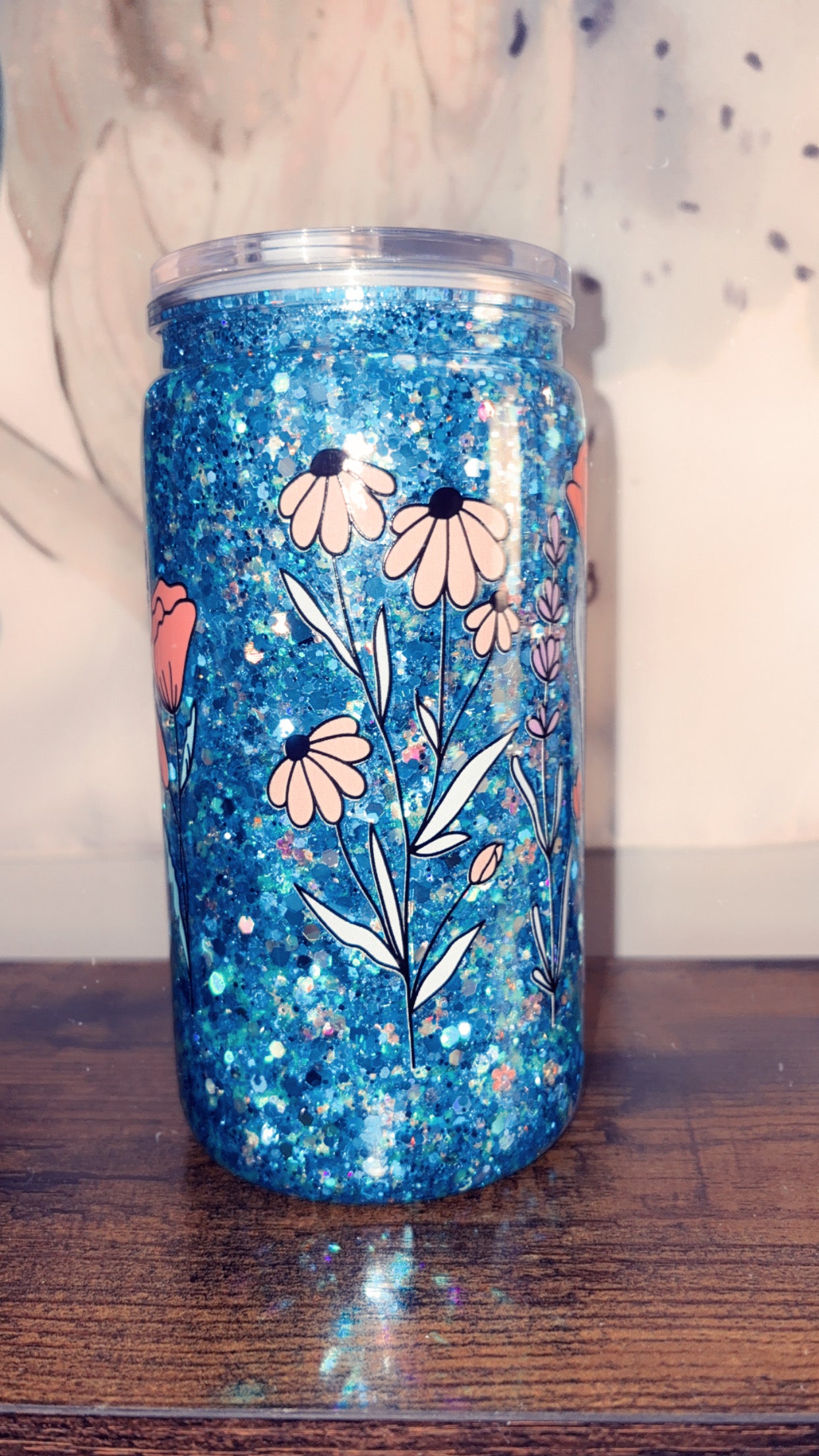 teacher snow globe tumbler