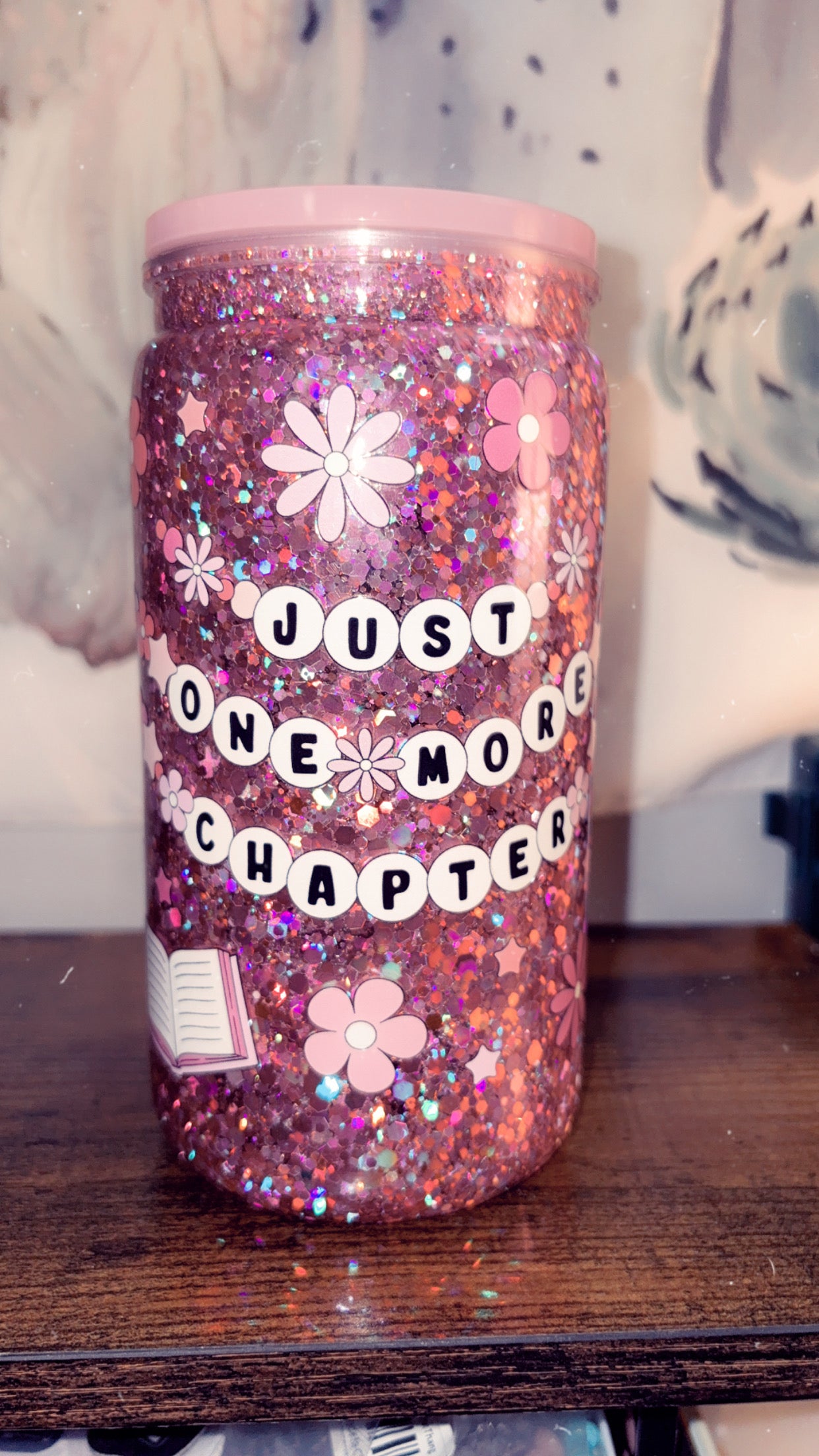 book lover snow globe